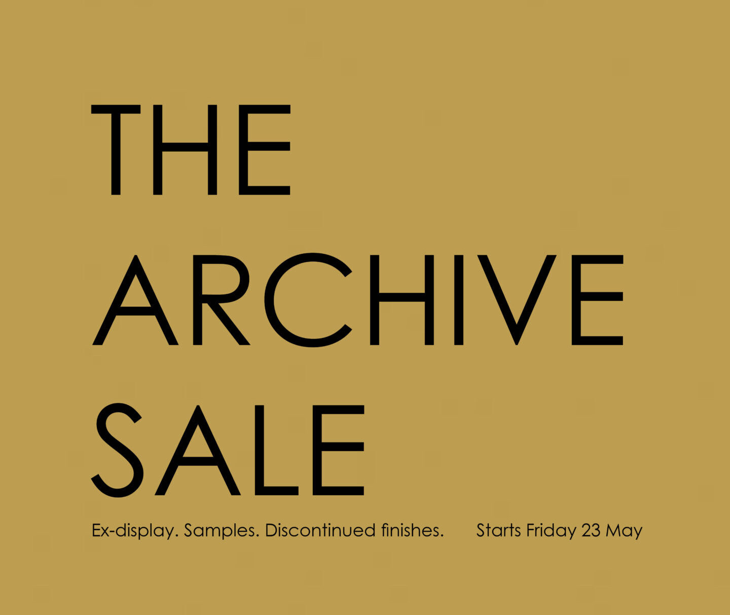 The Archive Sale